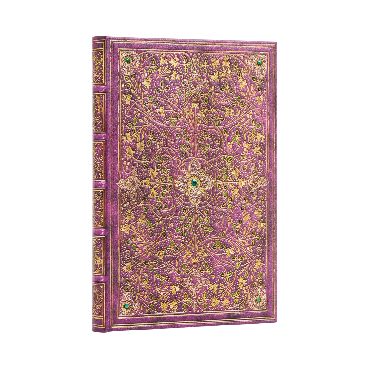 Paperblanks Diamond Jubilee Midi Hardback Journal – Plain, 144 Pages – angled view