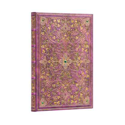 Paperblanks Diamond Jubilee Midi Hardback Journal – Plain, 144 Pages – angled view