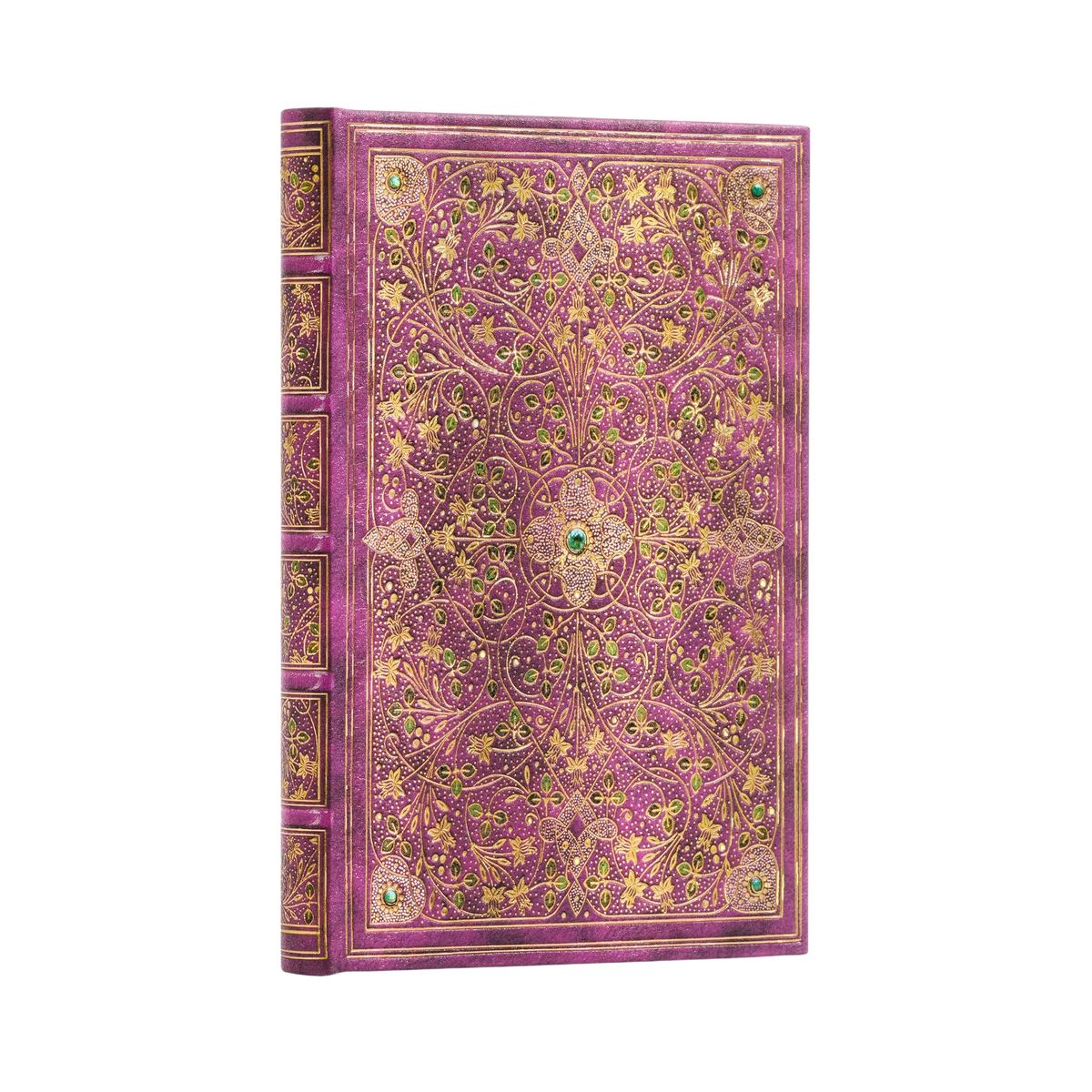 Paperblanks Diamond Jubilee Mini Hardback Journal – Lined, 176 Pages – angled view