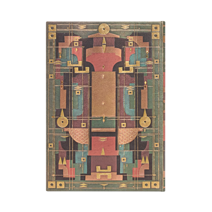 Paperblanks Lion’s Den Midi Hardback Journal – Lined, 144 Pages – back cover