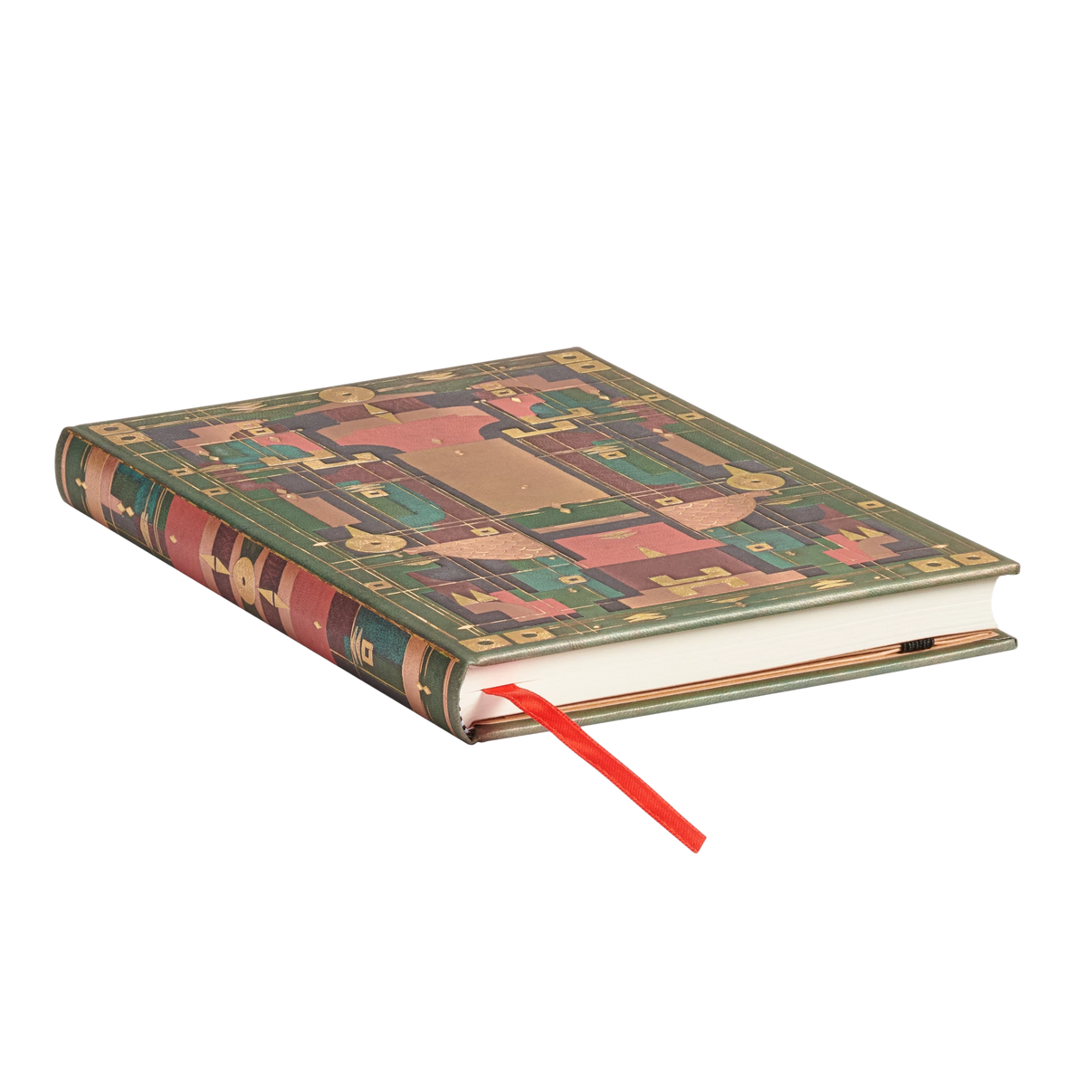 Paperblanks Lion’s Den Midi Hardback Journal – Lined, 144 Pages – page edge