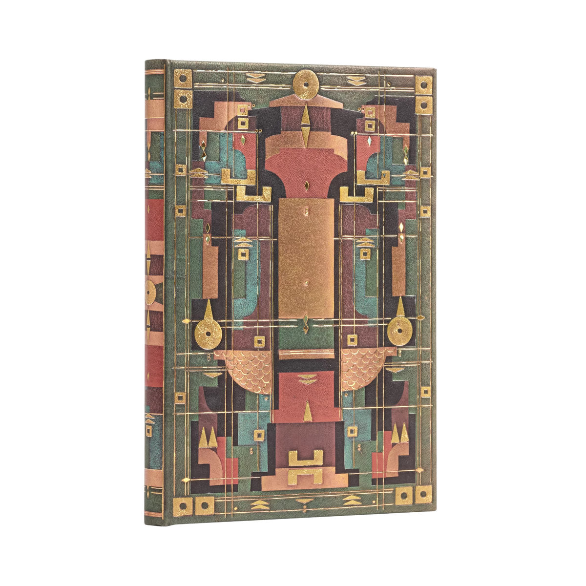 Paperblanks Lion’s Den Midi Hardback Journal – Plain, 144 Pages – angled view