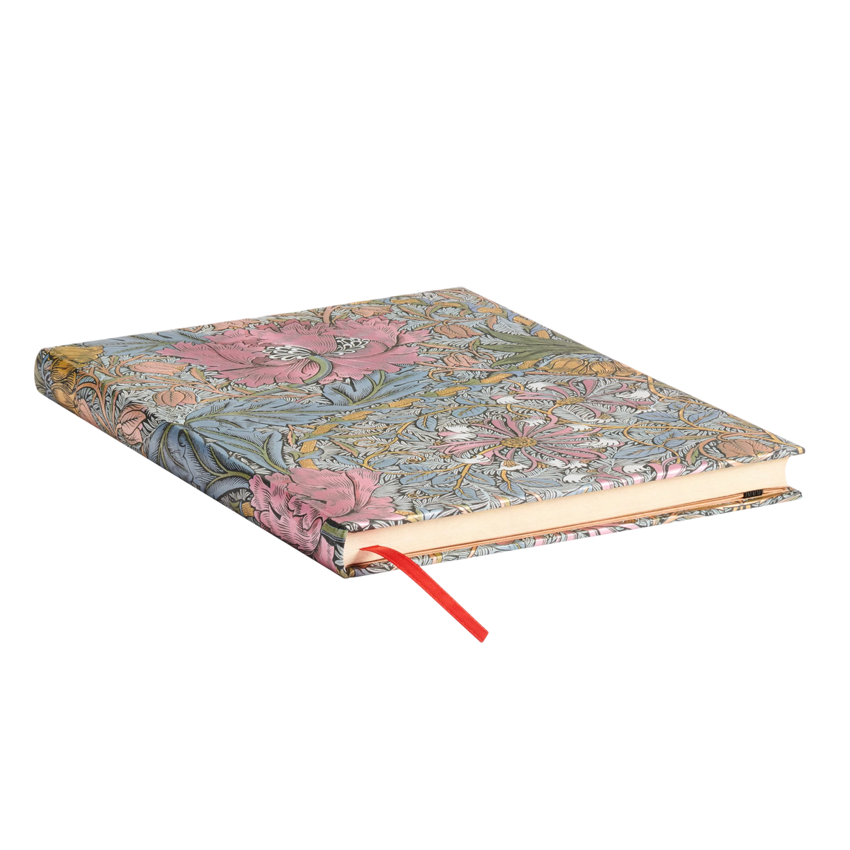 Paperblanks Morris Pink Honeysuckle Ultra Hardback Journal – Lined, 144 Pages – page edge