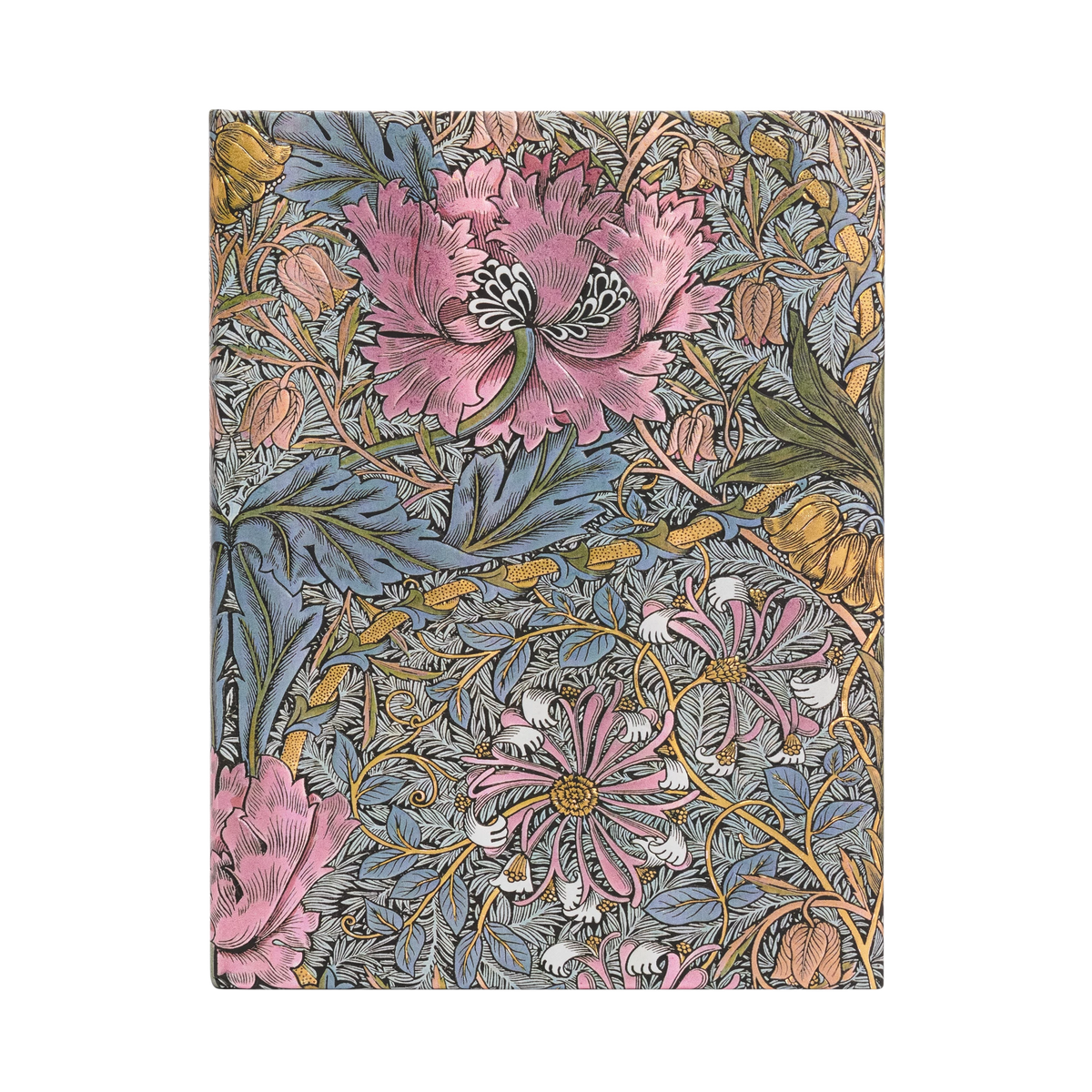 Paperblanks Morris Pink Honeysuckle Ultra Hardback Journal – Lined, 144 Pages – front cover