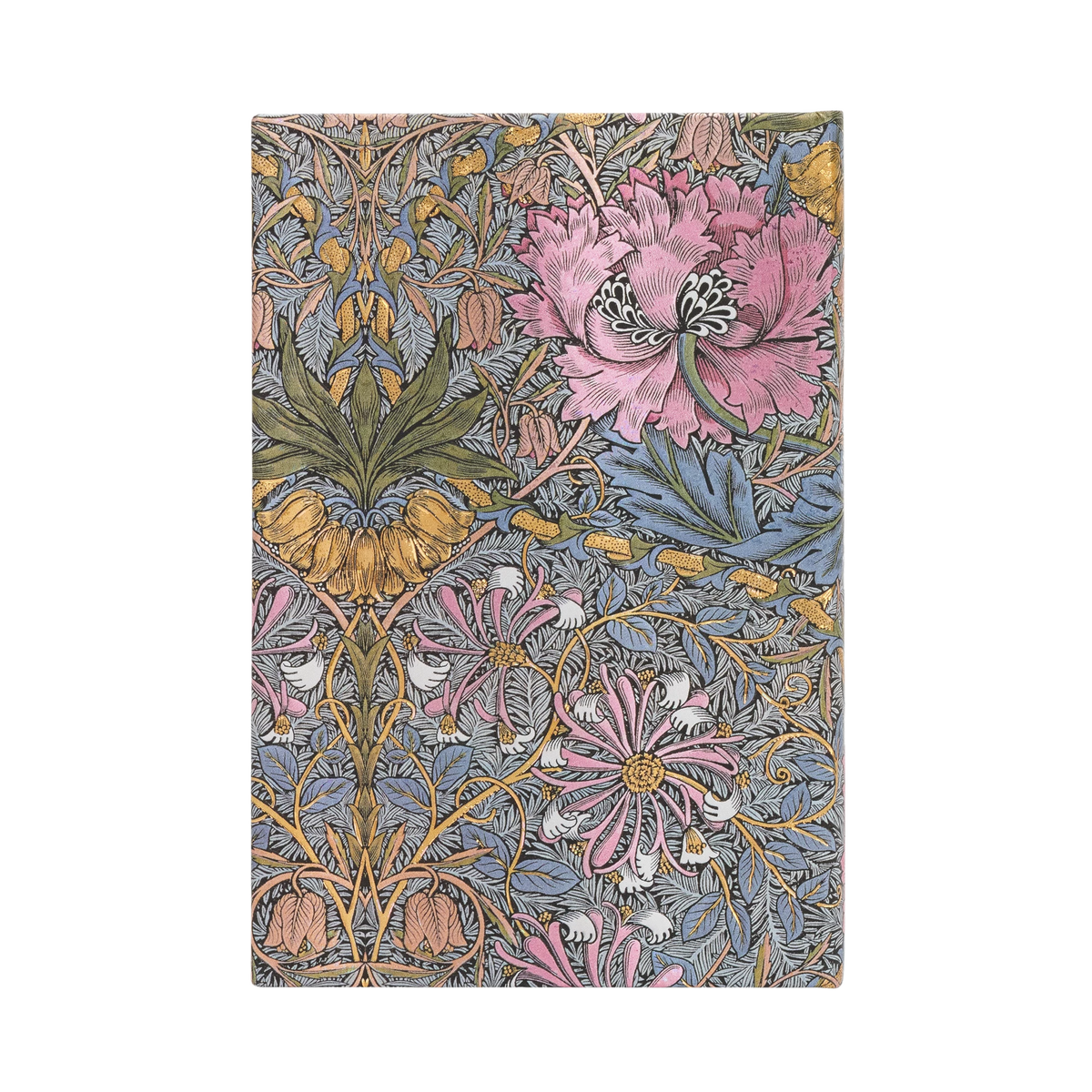 Paperblanks Morris Pink Honeysuckle Mini Hardback Journal – Lined, 176 Pages – back cover