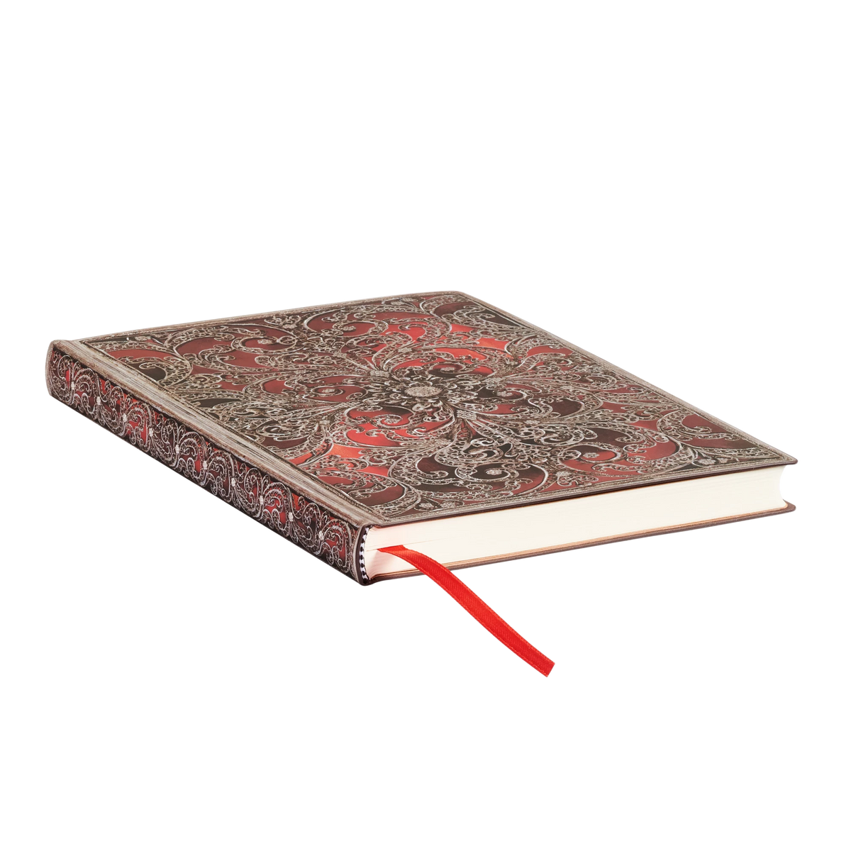 Paperblanks Garnet Midi Softback Flexi Journal – Lined, 176 Pages – page edge