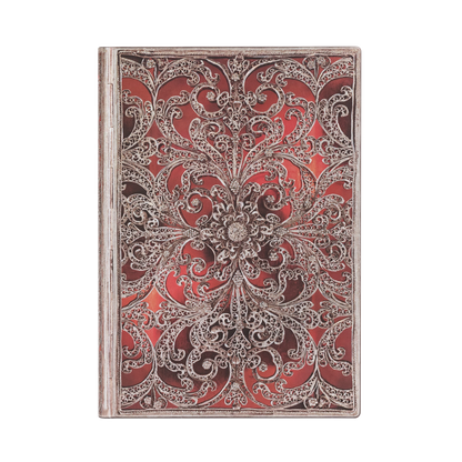 Paperblanks Garnet Midi Softback Flexi Journal – Plain, 176 Pages – front cover
