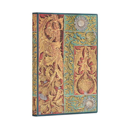 Paperblanks Wild Thistle Ultra Softback Flexi Journal – Plain, 176 Pages – angled view