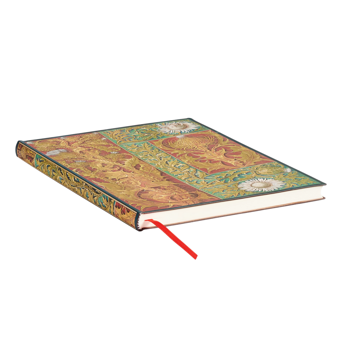 Paperblanks Wild Thistle Ultra Softback Flexi Journal – Plain, 176 Pages – page edge