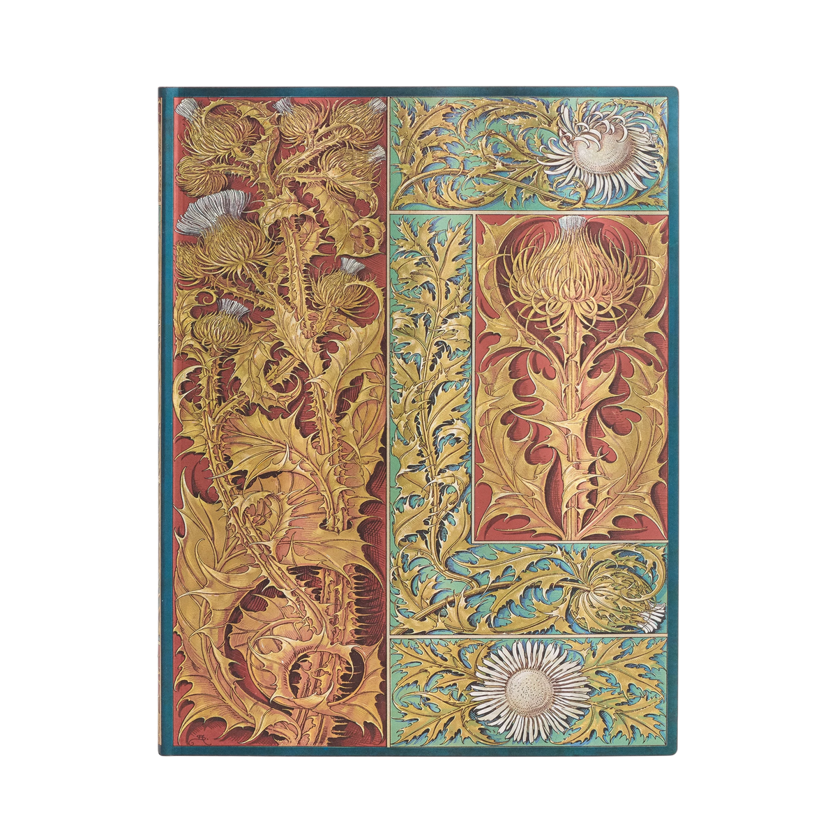 Paperblanks Wild Thistle Ultra Softback Flexi Journal – Plain, 176 Pages – front cover