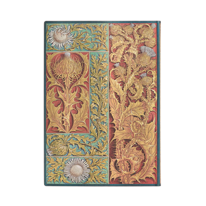 Paperblanks Wild Thistle Midi Softback Flexi Journal – Lined, 176 Pages – back cover