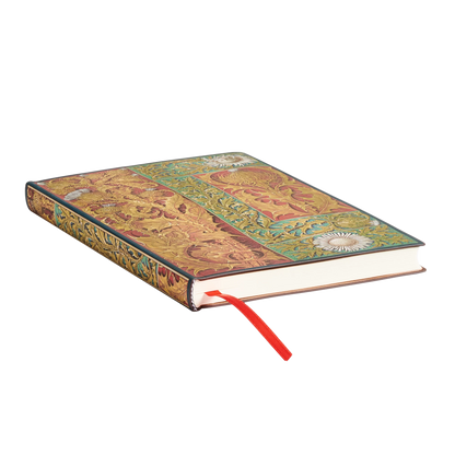 Paperblanks Wild Thistle Midi Softback Flexi Journal – Lined, 176 Pages – page edge