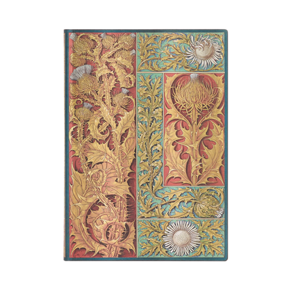 Paperblanks Wild Thistle Midi Softback Flexi Journal – Lined, 176 Pages – front cover