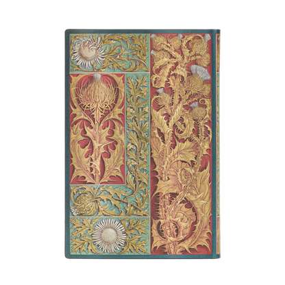 Paperblanks Wild Thistle Mini Softback Flexi Journal – Lined, 208 Pages – back cover