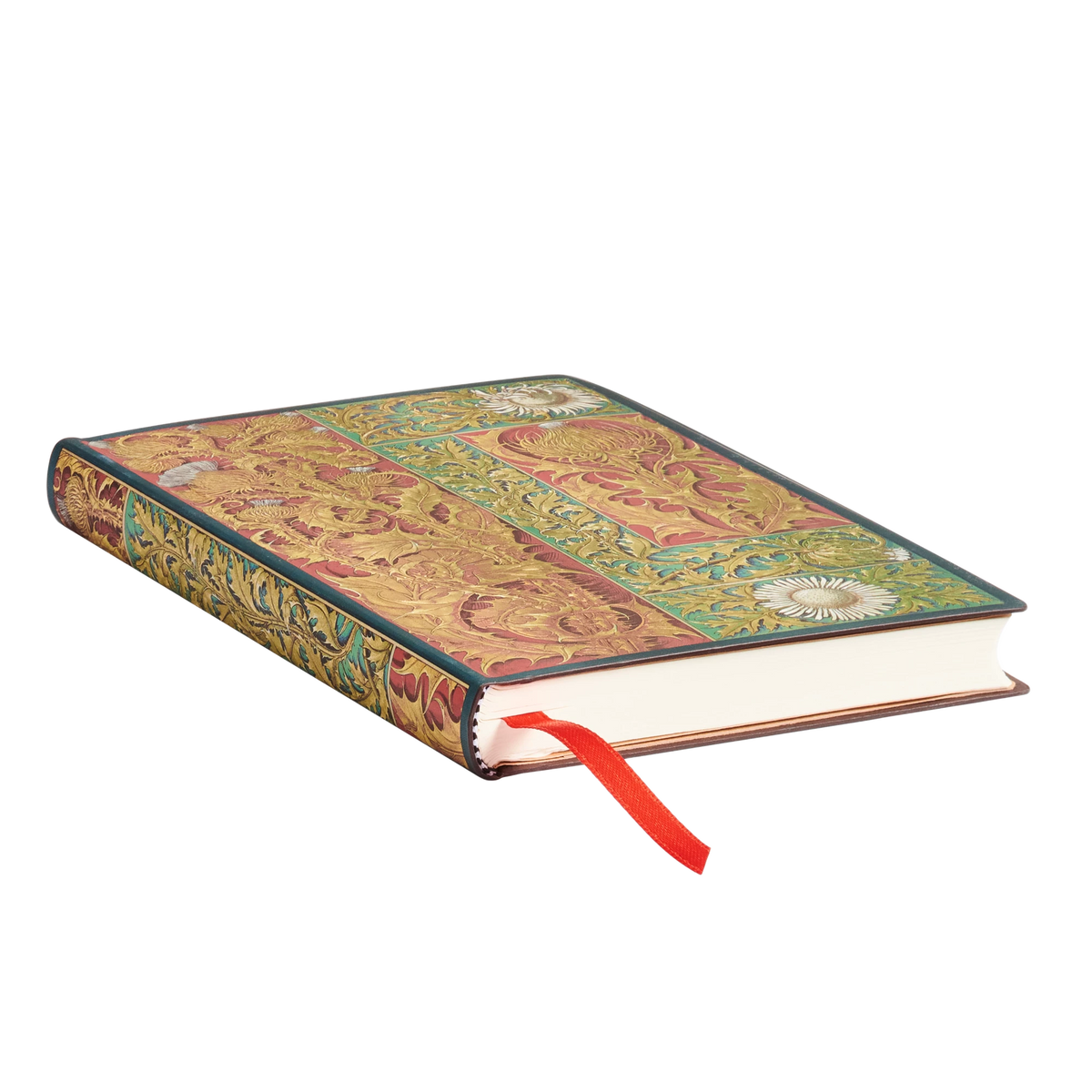 Paperblanks Wild Thistle Mini Softback Flexi Journal – Lined, 208 Pages – page edge