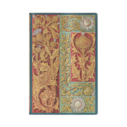 Paperblanks Wild Thistle Mini Softback Flexi Journal – Lined, 208 Pages – front cover