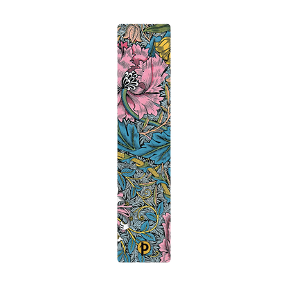 Paperblanks Morris Pink Honeysuckle Bookmark – back view