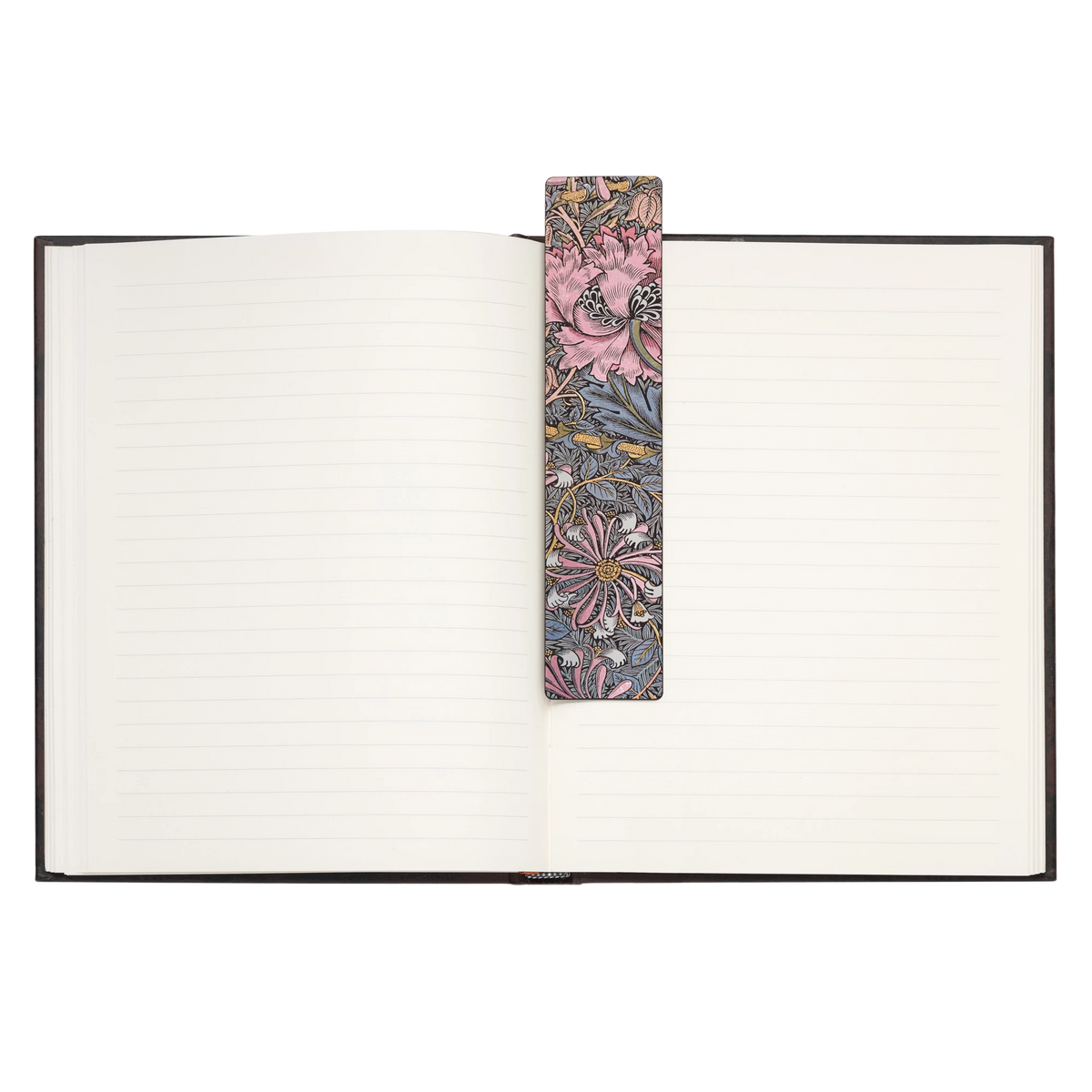 Paperblanks Morris Pink Honeysuckle Bookmark – side view