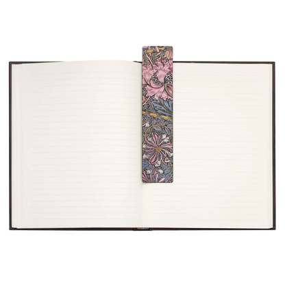 Paperblanks Morris Pink Honeysuckle Bookmark – side view