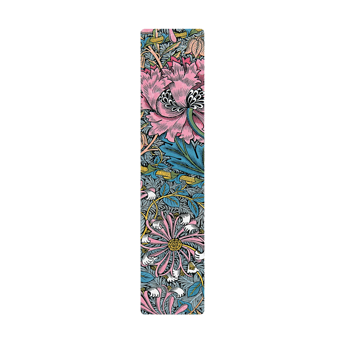Paperblanks Morris Pink Honeysuckle Bookmark – front view