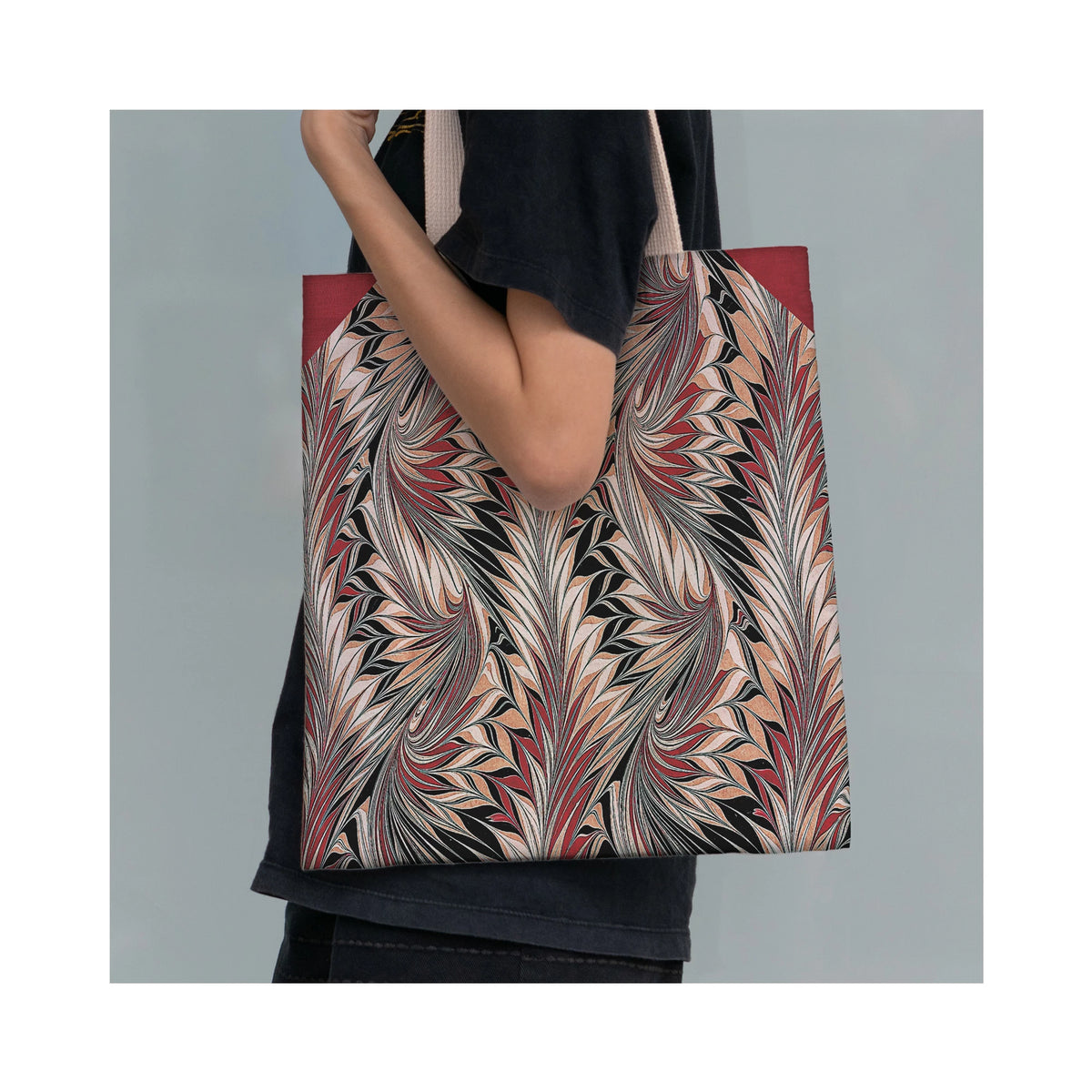 Paperblanks Rubedo Cotton Tote Bag – side view