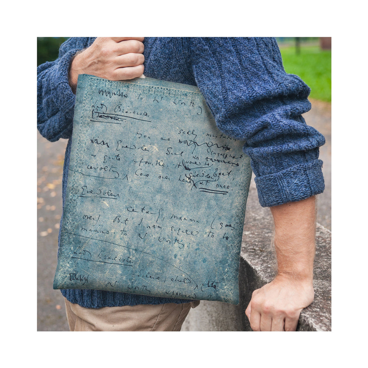 Paperblanks Wilde, The Importance of Being Earnest Cotton Tote Bag – side view
