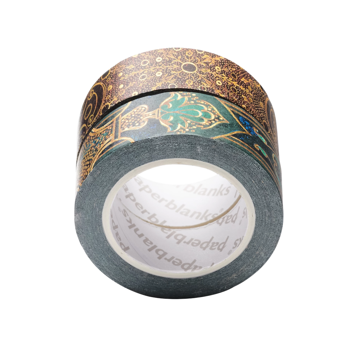 Paperblanks First Folio/Turquoise Chronicles Washi Tape – Pack of 2 – back view