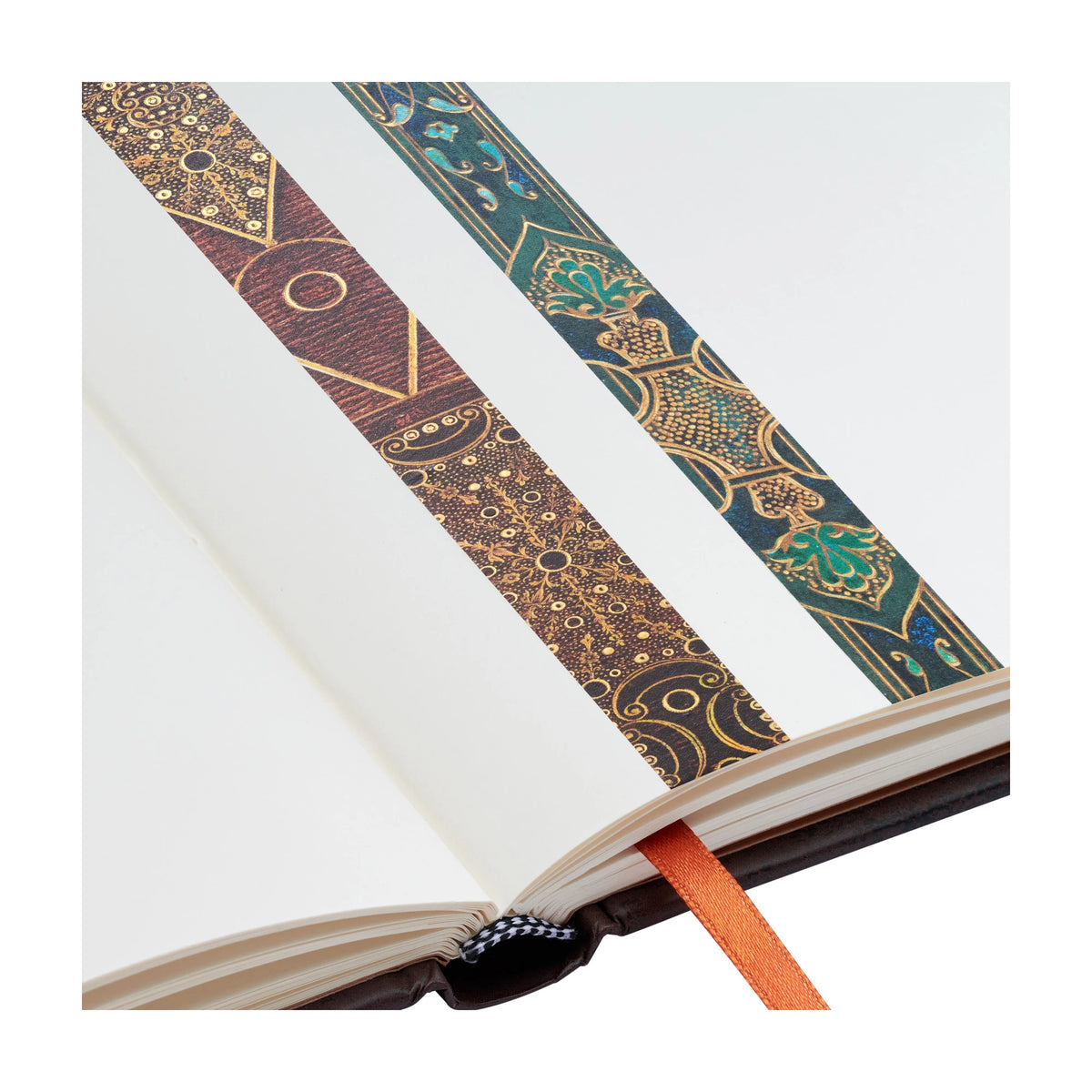 Paperblanks First Folio/Turquoise Chronicles Washi Tape – Pack of 2 – side view