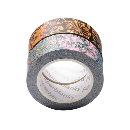 Paperblanks Morris Honeysuckle/Morris Pink Honeysuckle Washi Tape – Pack of 2 – back view