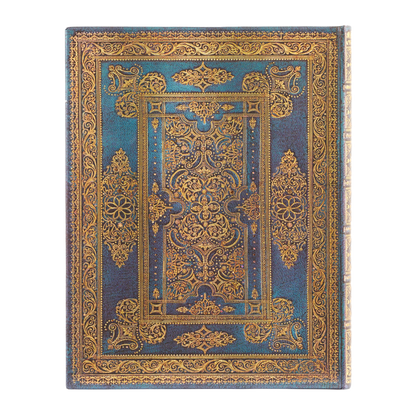 Paperblanks Blue Luxe Ultra Hardback Journal – Lined, 144 Pages – back cover