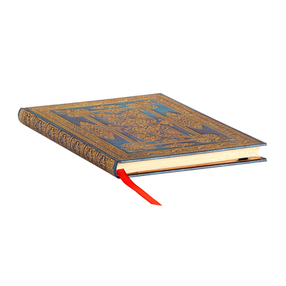 Paperblanks Blue Luxe Ultra Hardback Journal – Lined, 144 Pages – page edge
