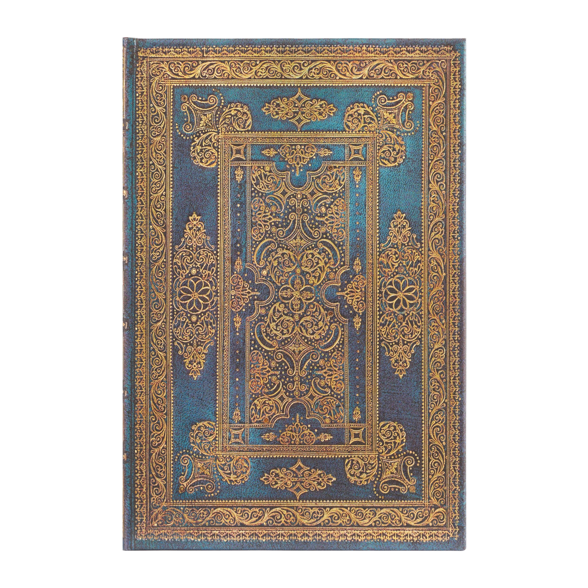 Paperblanks Blue Luxe Mini Hardback Journal – Lined, 176 Pages – front cover