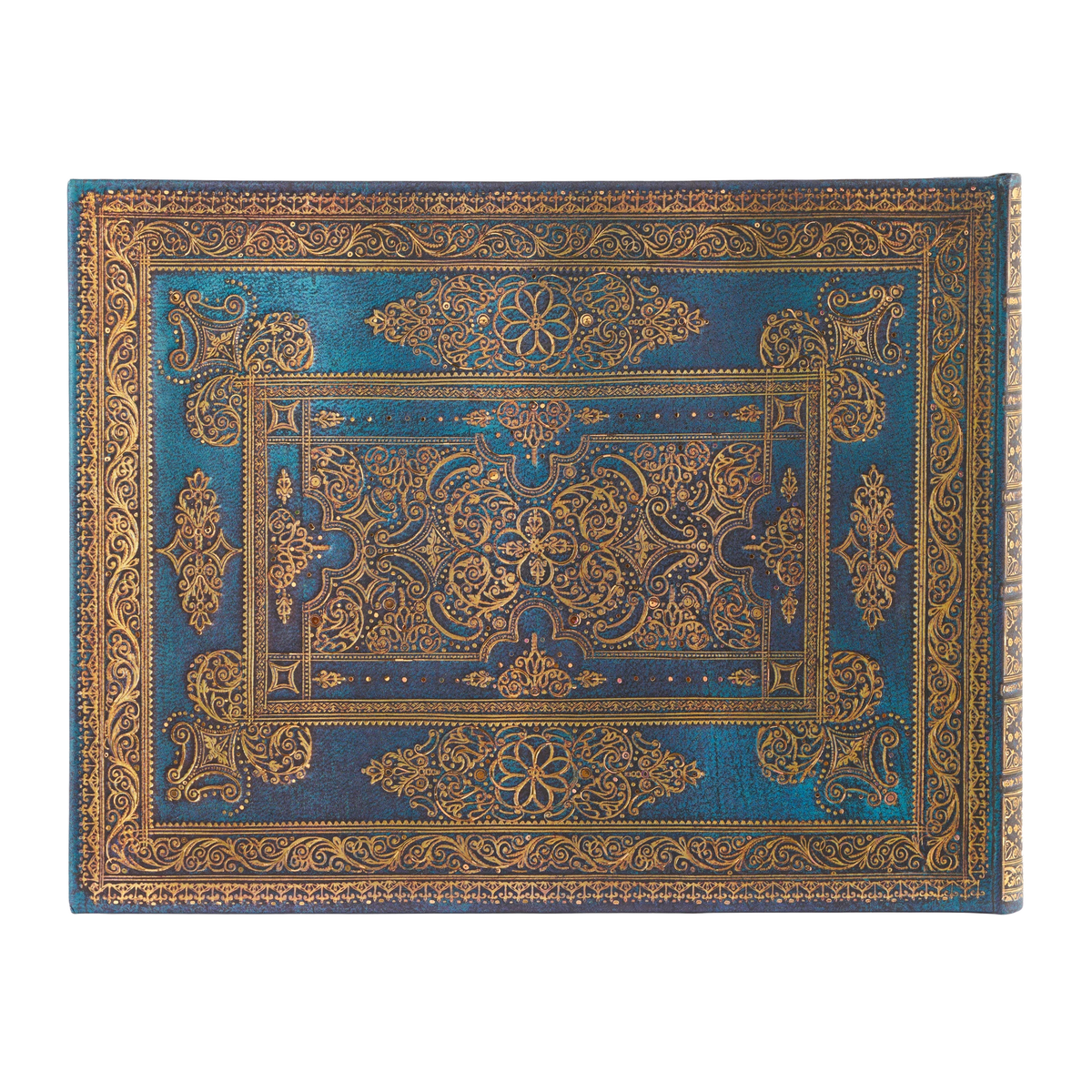Paperblanks Blue Luxe Hardback Guest Book – Plain, 144 Pages – back cover