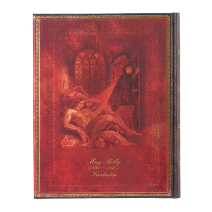 Paperblanks Mary Shelley, Frankenstein Ultra Hardback Journal – Lined, 144 Pages – back cover