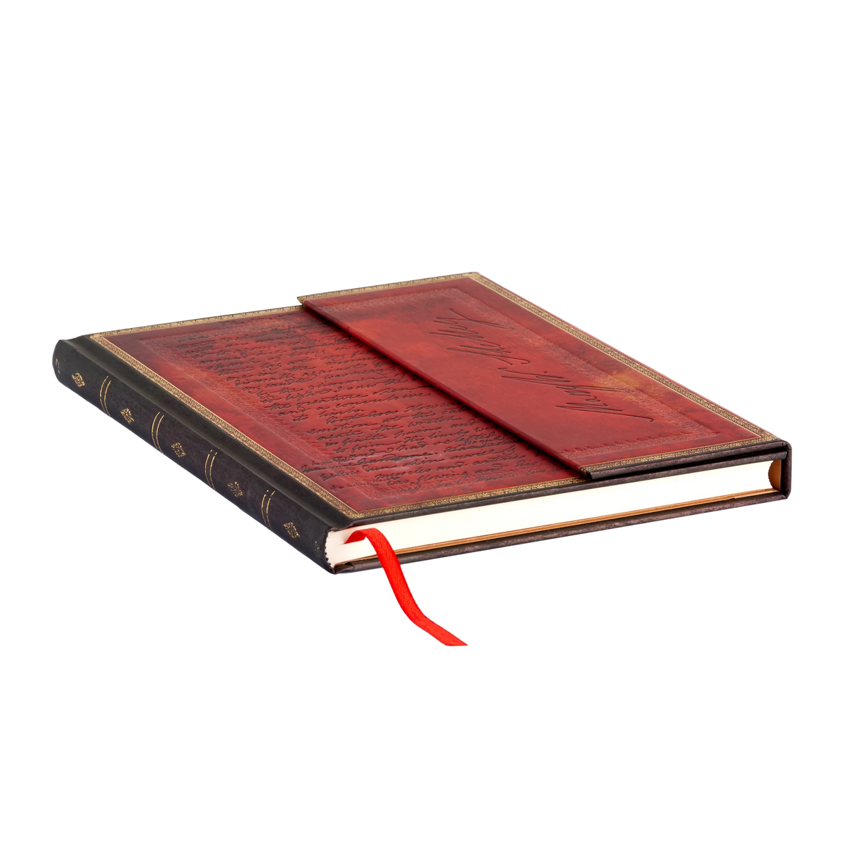 Paperblanks Mary Shelley, Frankenstein Ultra Hardback Journal – Lined, 144 Pages – page edge