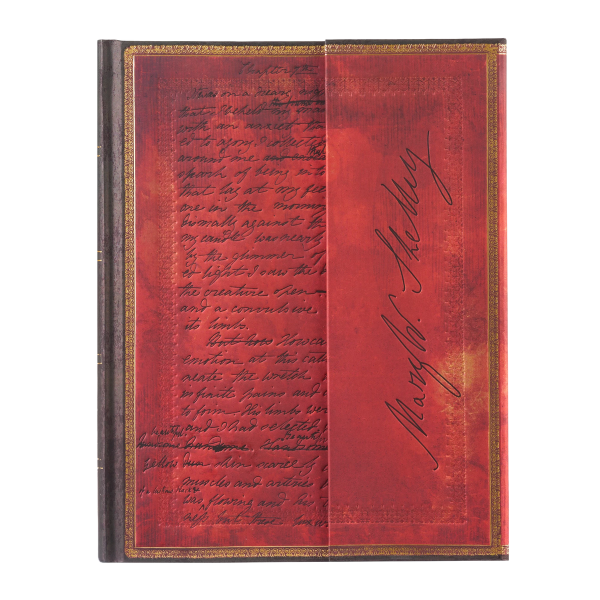 Paperblanks Mary Shelley, Frankenstein Ultra Hardback Journal – Lined, 144 Pages – front cover