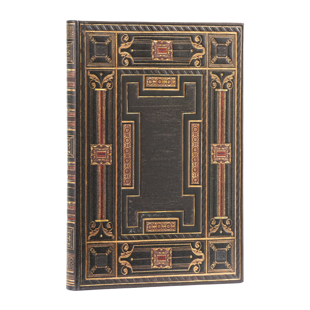 Paperblanks Onyx Midi Hardback Journal – Lined, 144 Pages – angled view
