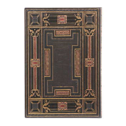 Paperblanks Onyx Midi Hardback Journal – Lined, 144 Pages – back cover