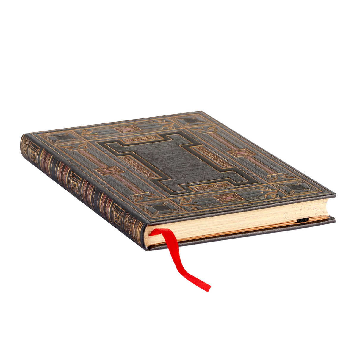 Paperblanks Onyx Midi Hardback Journal – Lined, 144 Pages – page edge