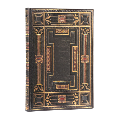 Paperblanks Onyx Midi Hardback Journal – Plain, 144 Pages – angled view