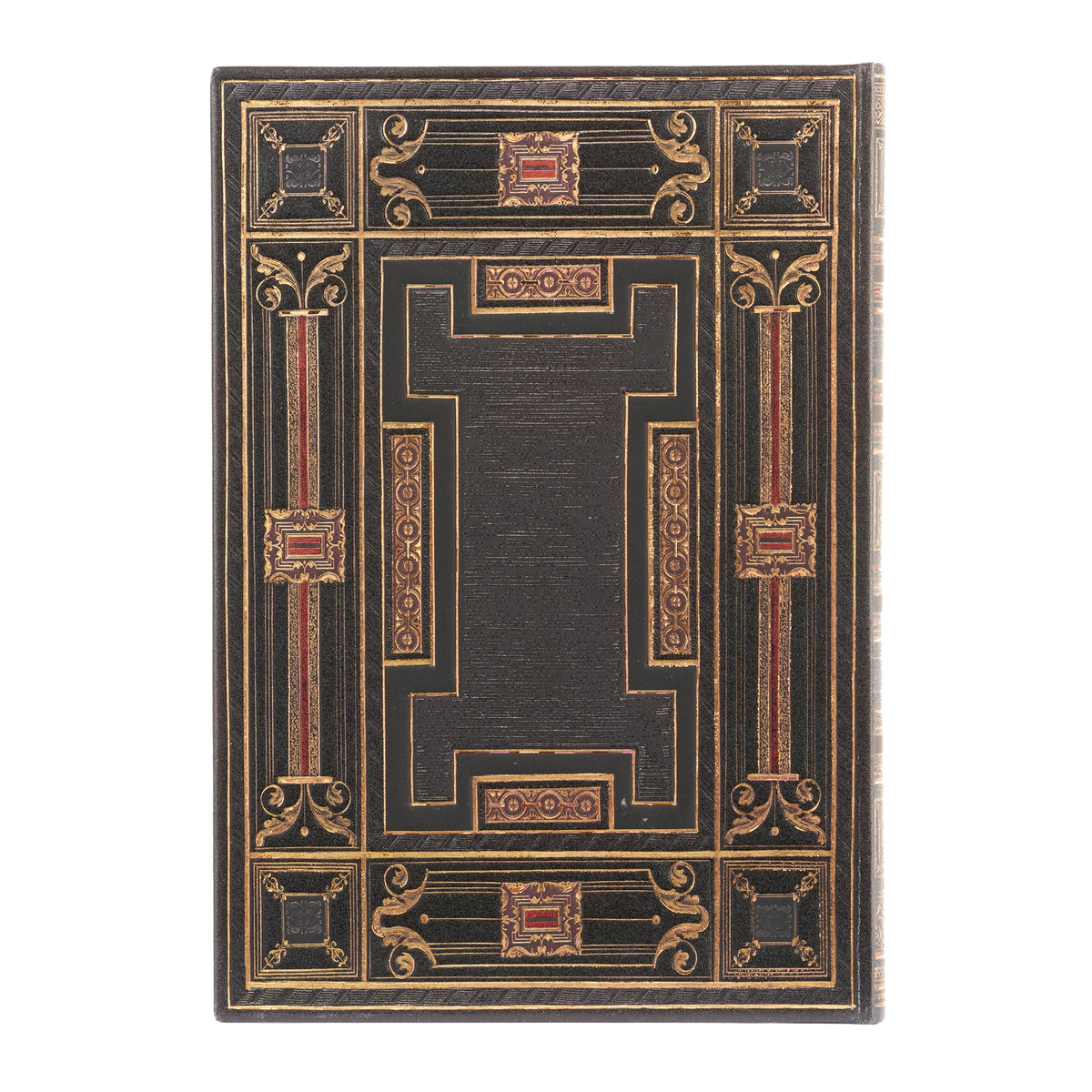Paperblanks Onyx Midi Hardback Journal – Plain, 144 Pages – back cover