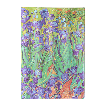 Paperblanks Van Gogh’s Irises Grande Hardback Sketchbook – 112 Pages – back cover