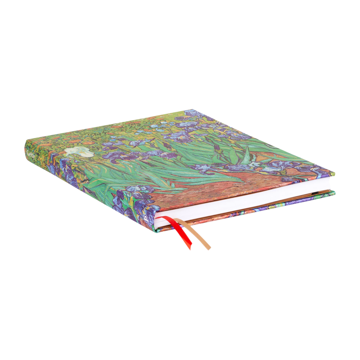 Paperblanks Van Gogh’s Irises Grande Hardback Sketchbook – 112 Pages – page edge