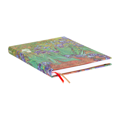 Paperblanks Van Gogh’s Irises Grande Hardback Sketchbook – 112 Pages – page edge