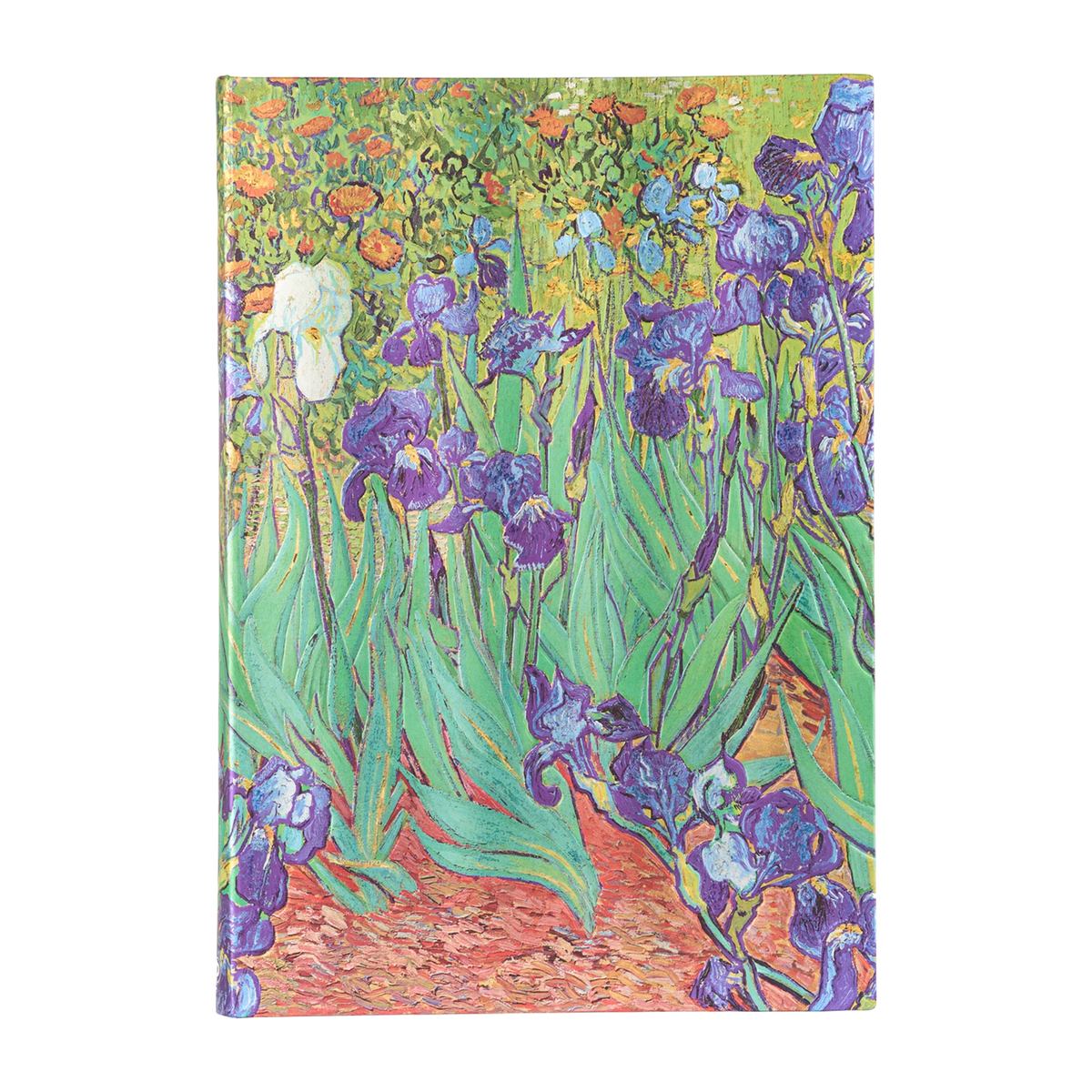 Paperblanks Van Gogh’s Irises Grande Hardback Sketchbook – 112 Pages – front cover