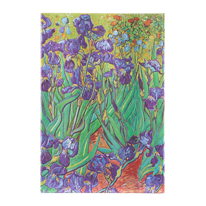 Paperblanks Van Gogh’s Irises Midi Hardback Address Book – 144 Pages – back cover