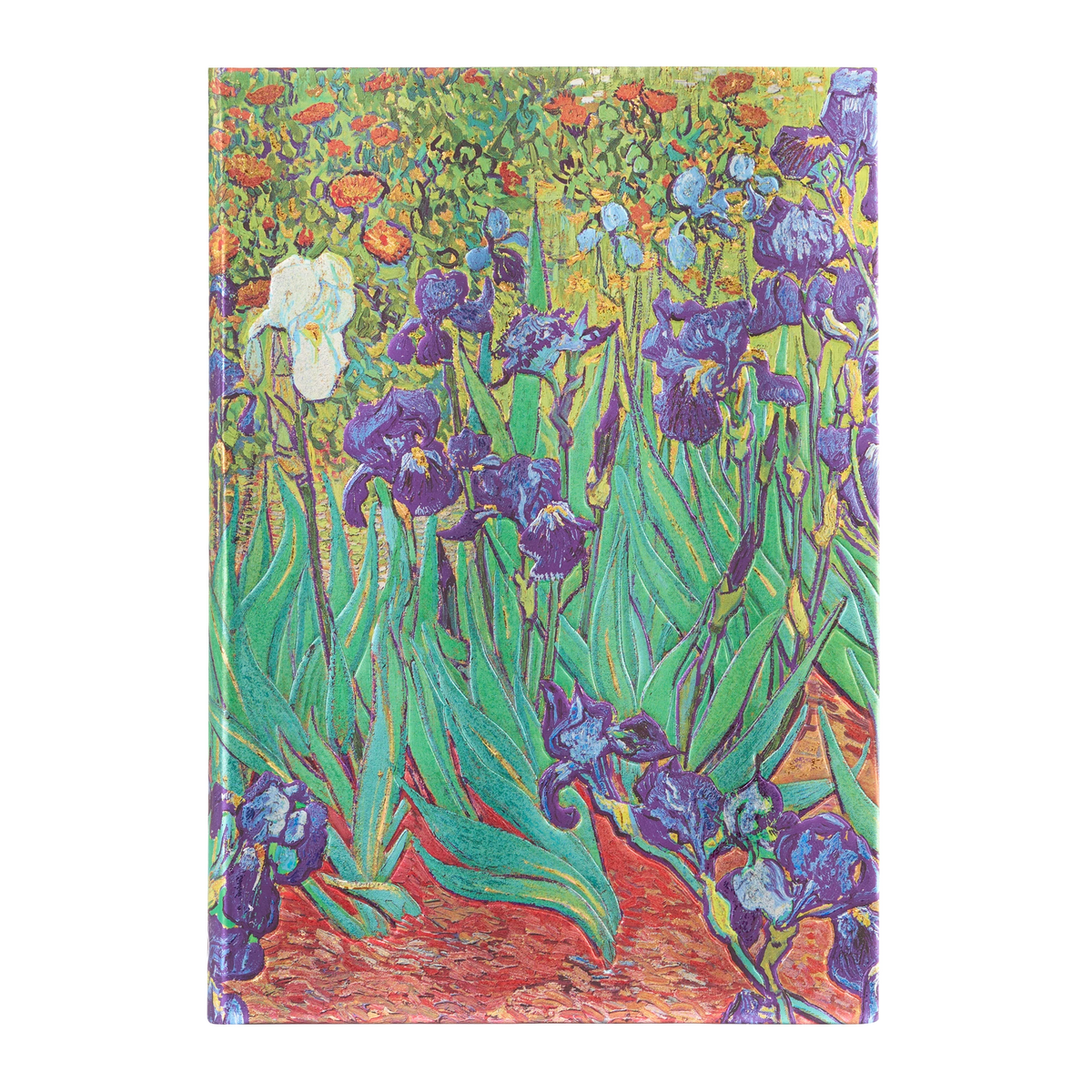 Paperblanks Van Gogh’s Irises Midi Hardback Address Book – 144 Pages – front cover