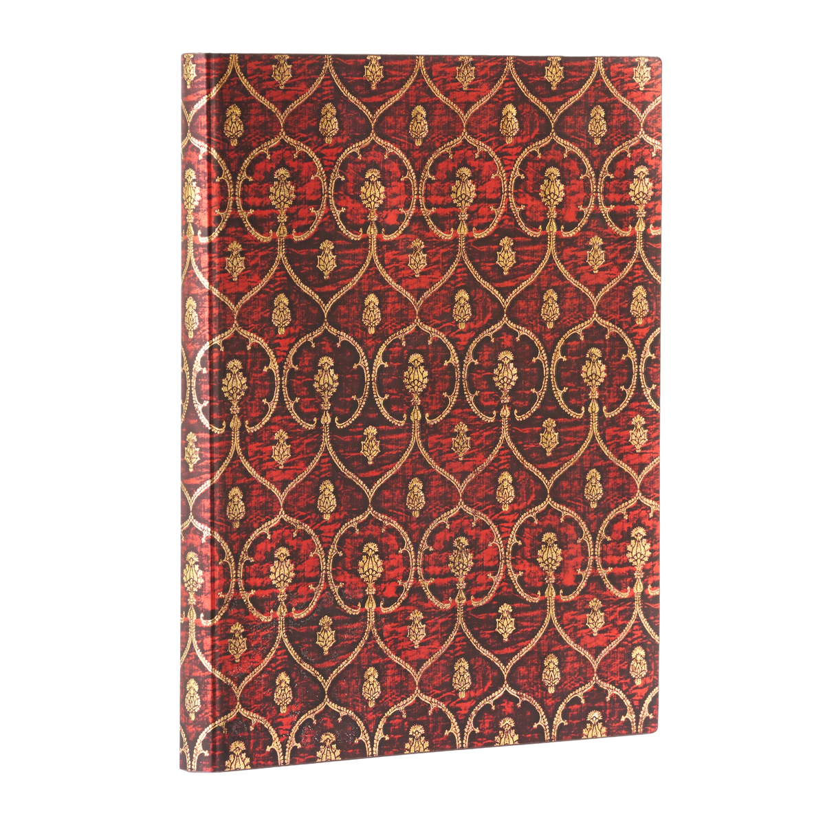 Paperblanks Red Velvet Ultra Softback Flexi Journal – Lined, 176 Pages – angled view