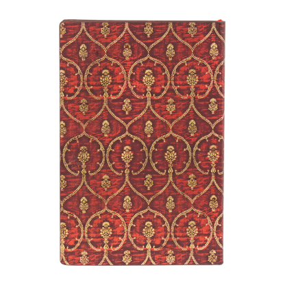 Paperblanks Red Velvet Mini Softback Flexi Journal – Lined, 208 Pages – back cover