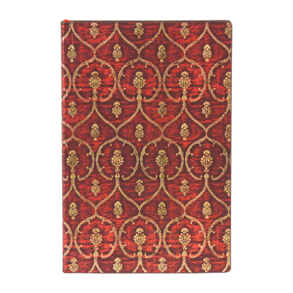 Paperblanks Red Velvet Mini Softback Flexi Journal – Lined, 208 Pages – front cover
